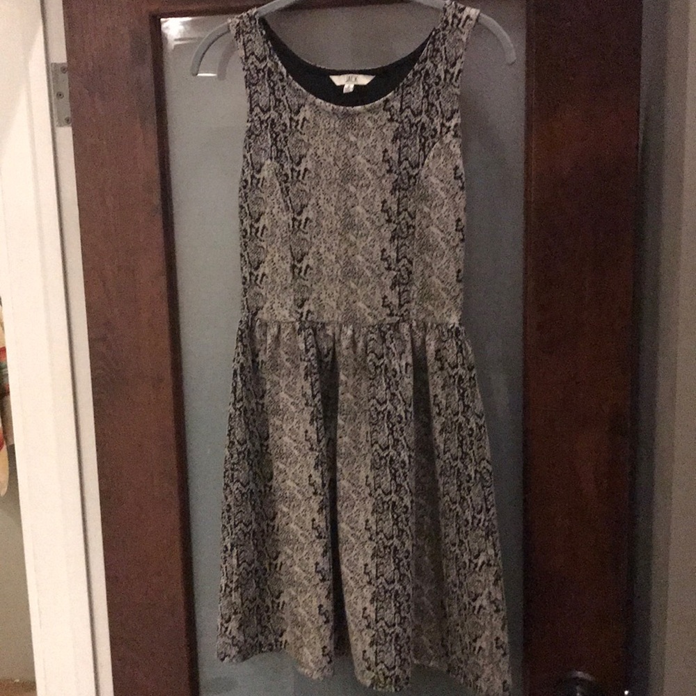 Snake print dress